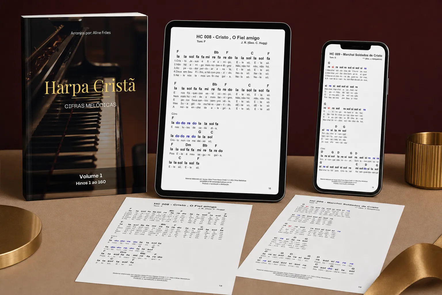 Harpa Cristã Volume 1 — Cifras Melódicas