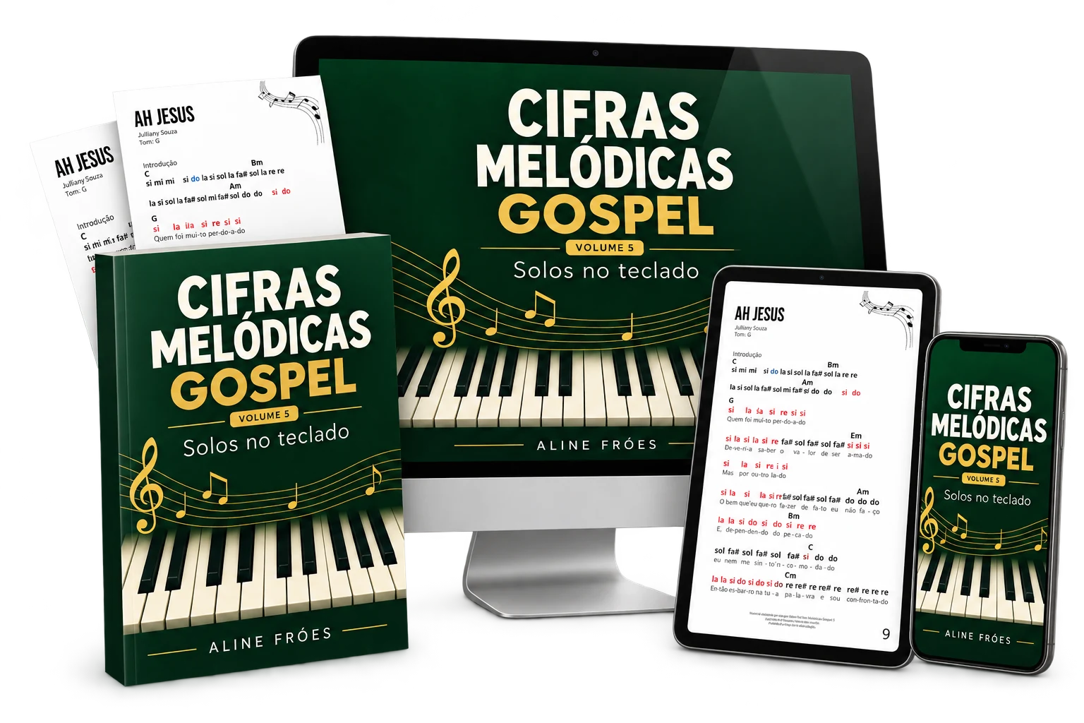 Cifras Melódicas Gospel Volume 5