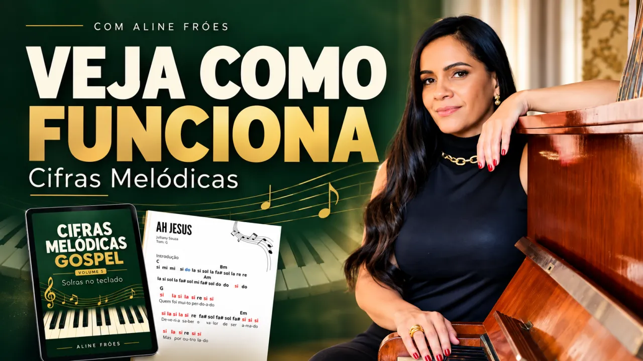 Aline Fróes apresenta o método: veja como funcionam as cifras melódicas