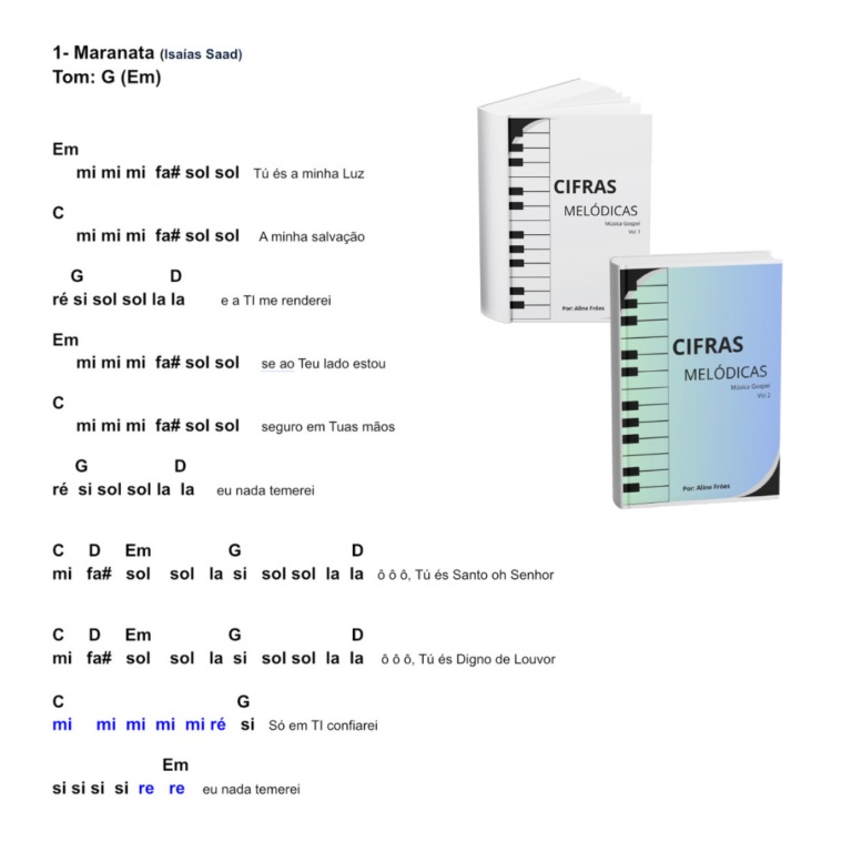 Cifras Melódicas Volume 3 e 4